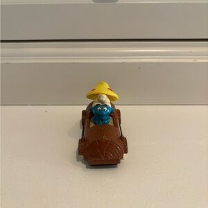 Vintage Smurf Diecast Car